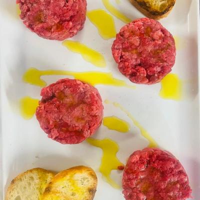 Battuta di Carne tagliata a coltello